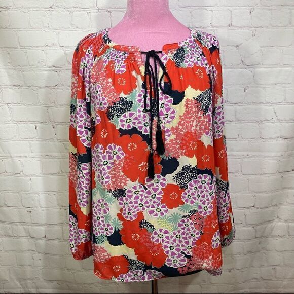 M DR2 by Daniel Rainn loose fitting floral top - Picture 7 of 8